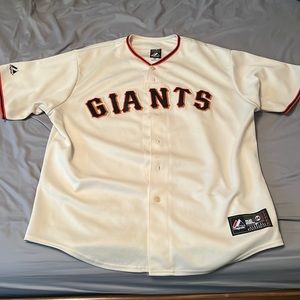 San Francisco Giants (Size XL) Majestic Ivory (Home) Jersey
